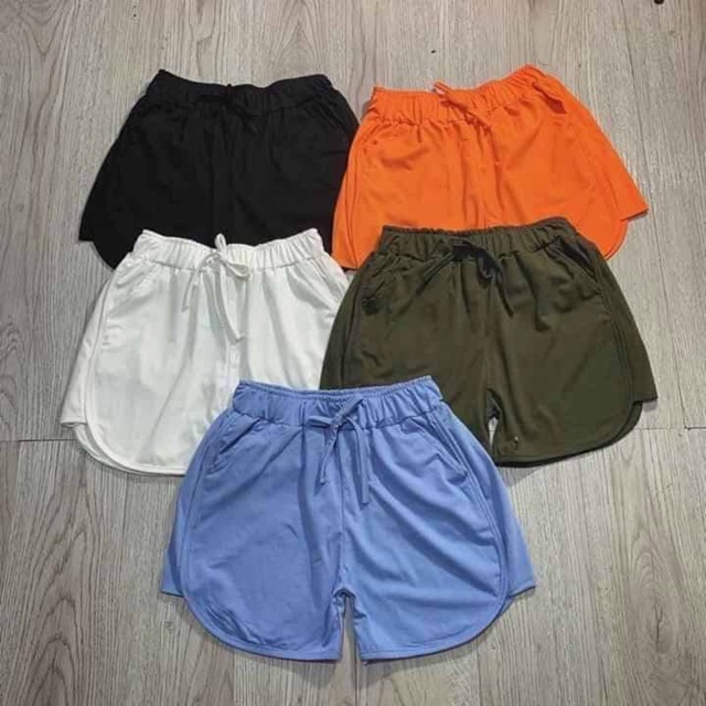 QUẦN ĐÙI THUN THỂ THAO COTTON MỊN MÁT -5 màu thái lan- chạy viền short nữ mua hè mặc nhà | BigBuy360 - bigbuy360.vn
