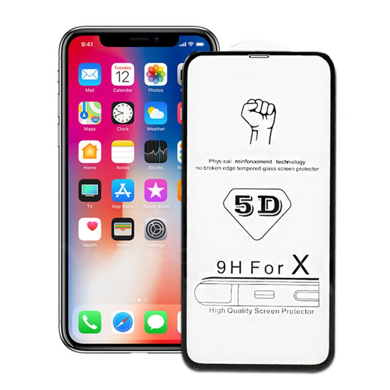 Full Creen Protector 5D Phim Bảo Vệ Phim Bảo Vệ Cho iPhone 17 Pro Max 17 pro 17 Air 16 Plus 15 14 13 12 11 XsMax XR IX