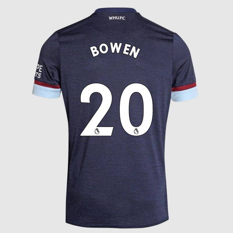 SY3 2021-2022 West Ham United Sân Khách Áo Bóng Đá Antonio Rice Coufal Bowen