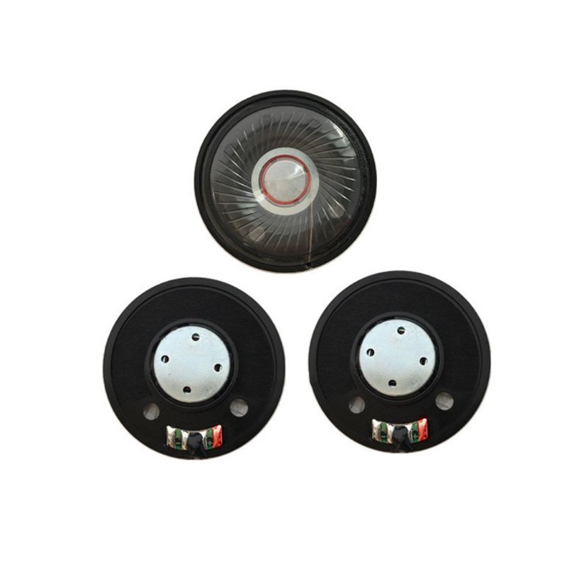 SHAS 2PCS 50mm Headphone Speaker Headset Driver 32Ohm 112db HIFI Speaker Repair Parts