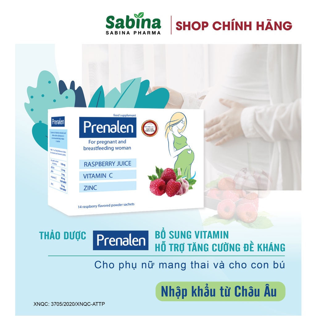 Ảnh PRENALEN [Chính Hãng] Thảo dược tăng đề kháng cho bà bầu, nhập khẩu Châu Âu 1