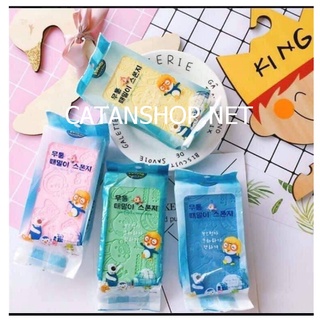 Miếng tắm tẩy tế bào chết Miếng mút tắm bọt biển kỳ ghét sạch da chết hiệu quả Bông tắm mềm mại GD517-MutTamBB