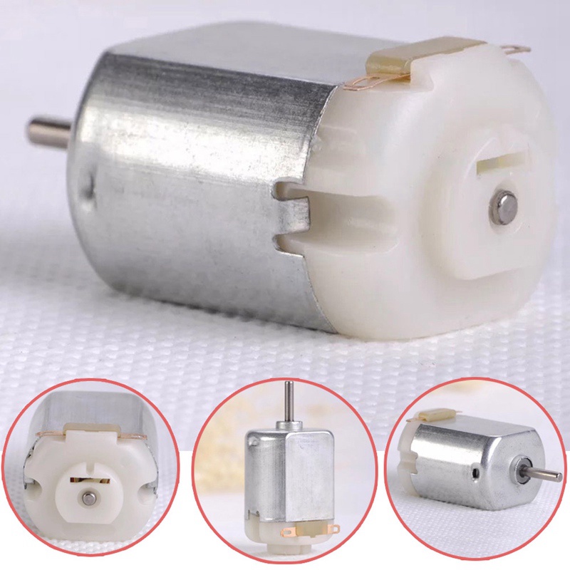Lot De 3 Micro-moteurs électriques 3V-6V – Modèle 130 – 10 000 Tr/min – Tige 2 Mm – Pour Robot, Voiture Jouet, Bricolage