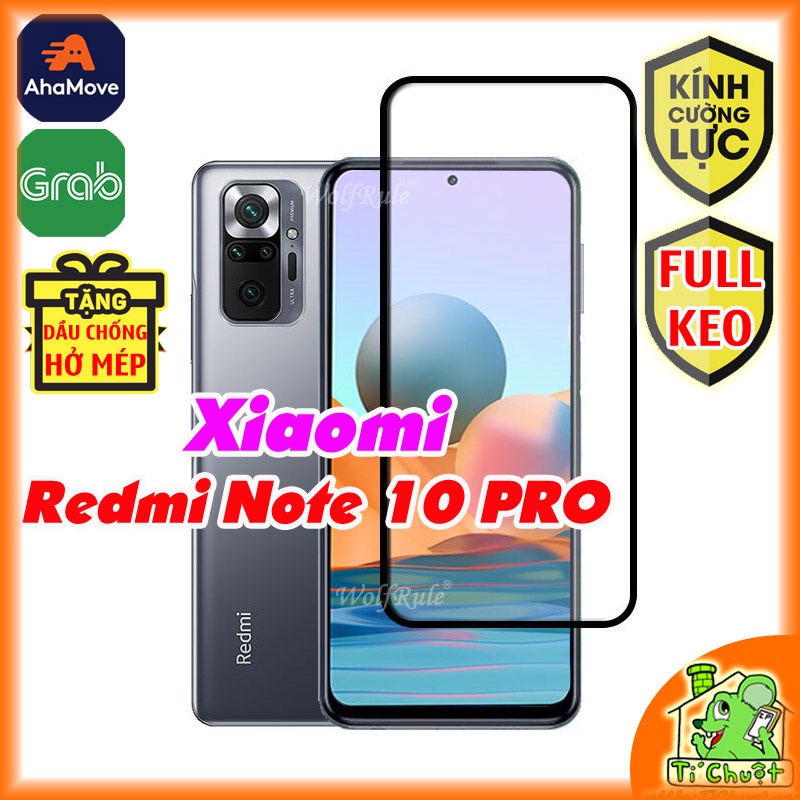 [FULL KEO-Ảnh Thật] Kính CL Xiaomi Redmi Note 10 PRO Cường Lực 2.5D ...