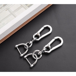 [Siêu chất] Móc treo chìa khóa hình móng ngựa, móc khóa chữ D, móc khóa ô tô xe máy , móc inox cao , tô vít vặn kính