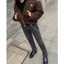 Quần Jeans Baggy Nam Ống Suông Rộng Dáng Đứng Snazzy Straight Grey