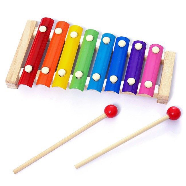 Đàn Gõ 8 Quãng Nhạc cụ Đàn Gõ Xylophone 8 Thanh Cho Bé Đồ Chơi Nhạc Cụ - Đồ Chơi Cho Bé PUKAPI