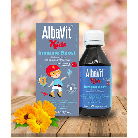 Siro tăng cường sức đề kháng Albavit – Albavit Kids Immune Boost ...