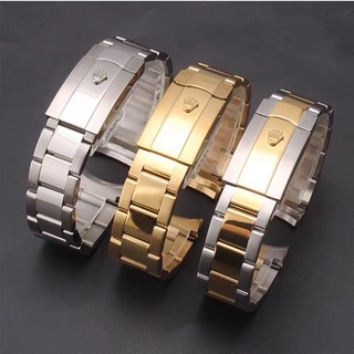 Dây Đeo Tay Rolex 20mm 40mm Khóa Gài Bằng Thép Không Gỉ Cho Đồng Hồ