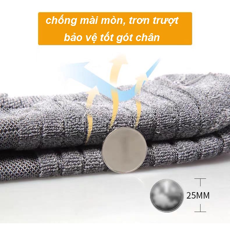 Ảnh Tất Chạy Bộ Thể Thao Nam Nữ Cổ Ngắn Chống Trơn Trượt Mixsport Thoáng Khí Bảo Vệ Gót Chân 4
