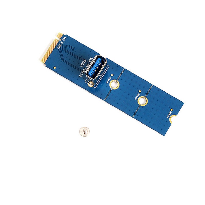 Card mở rộng LIDU1 M.2 sang USB 3.0 PCI-E M2 Ngff- PCIE 4X 2242 2260 2280 cho BTC/Eth Mining