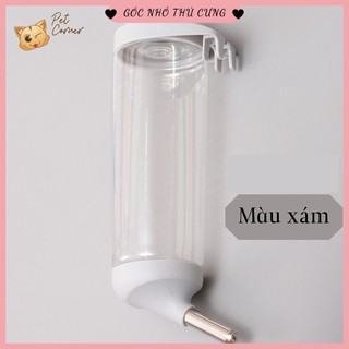 [Siêu tiện lợi] Bình nước tự động gắn chuồng cho thú cưng 500ml (Bình nước gắn chuồng cho chó mèo)