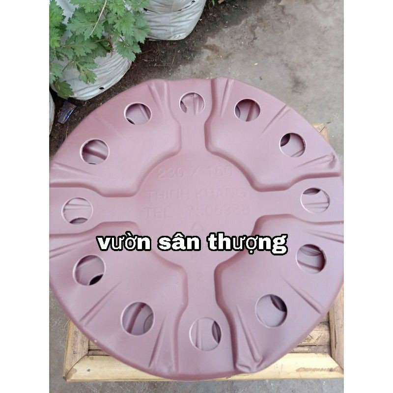 Set 10 Chậu 230x160 mm Thịnh khang, Siêu bền Tái sử Dụng Trên 5 Lần, Sử dụng Trồng Hoa, Ươm Cây, Làm Chậu để Bàn,..