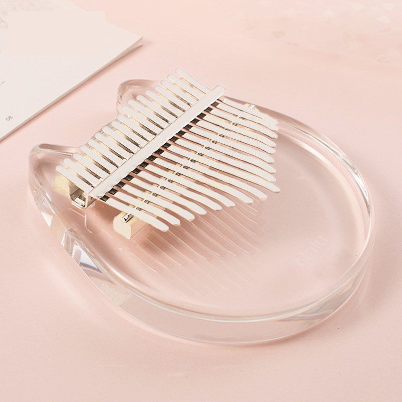 Đàn Kalimba 17 Phím, Đàn Kalimba Trong Suốt - Full Phụ Kiện