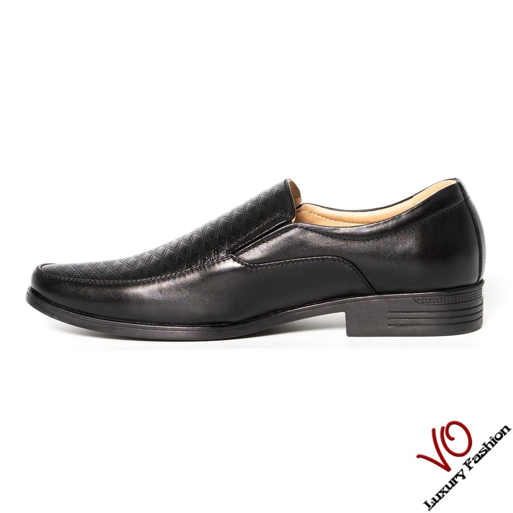 Ảnh Giày tây da bò thật màu đen thanh lịch VO Shoes_9931 4