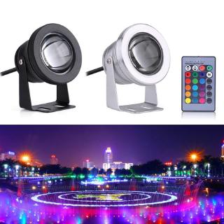 1 Đèn LED 10W 12V RGB Chống Nước Trang Trí Hồ Cá