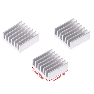 Set 5 Miếng Nhôm Tản Nhiệt Chất Lượng Cao 8.8mm x 8.8mm x 5mm hoặc 14mm x 14mm x 6mm cho chip nhớ led