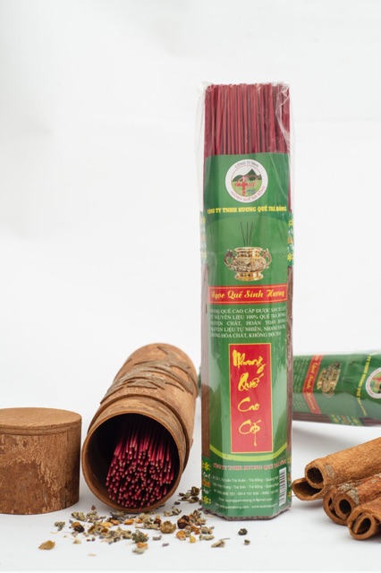 Ảnh Nhang Quế Trà Bồng Cao Cấp 38cm, 220 cây, 400gram 4