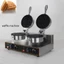 Máy nướng bánh kẹp tổ ong công nghiệp 2400W điều chỉnh 50 - 250 độ, làm nóng nhanh