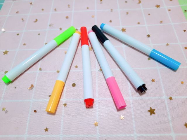 10 Bút Dạ Nhiều Màu giá rẻ cho bé tô màu
