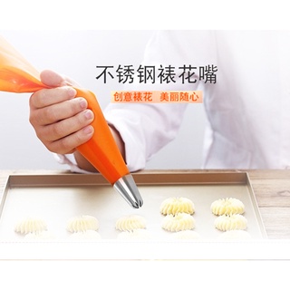Đui sò bắt kem 853, Đuôi bắt hoa trang trí bánh, đui bắt bánh quy bằng thép không gỉ đúc liền khối dày dặn, cứng cáp