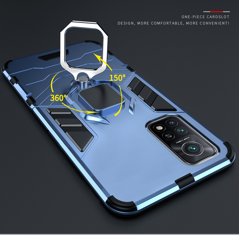Dành Cho Xiaomi Mi 10T / 10T Pro 5G Vỏ Giáp Chống Sốc Nhẫn Đứng Ốp điện thoại Ốp điện thoại