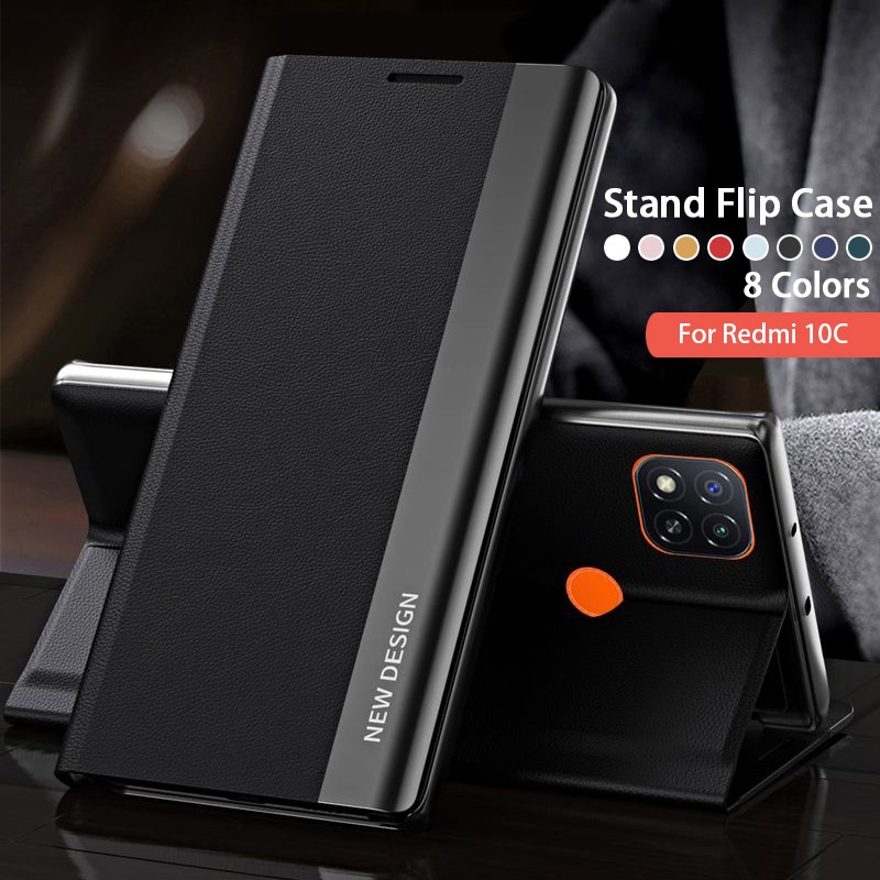 Bao Da Điện Thoại Nắp Lật Kèm Giá Đỡ Cho Redmi 10C 10A 9C Redmi10C Redmi10A Redmi9C C10 A10 C A 10 2022 5G 4G Vỏ
