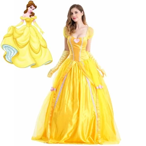 Người Lớn Mới Người Đẹp Và Quái Vật Belle Công Chúa Halloween Trang Phục Hóa Trang Cosplay Lạ Mắt Người Lớn Halloween Đảng Nhập Vai Chơi