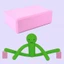 Gạch khối Yoga NEWIDEA Đào tạo sức khỏe chống trượt EVA Gym Foam