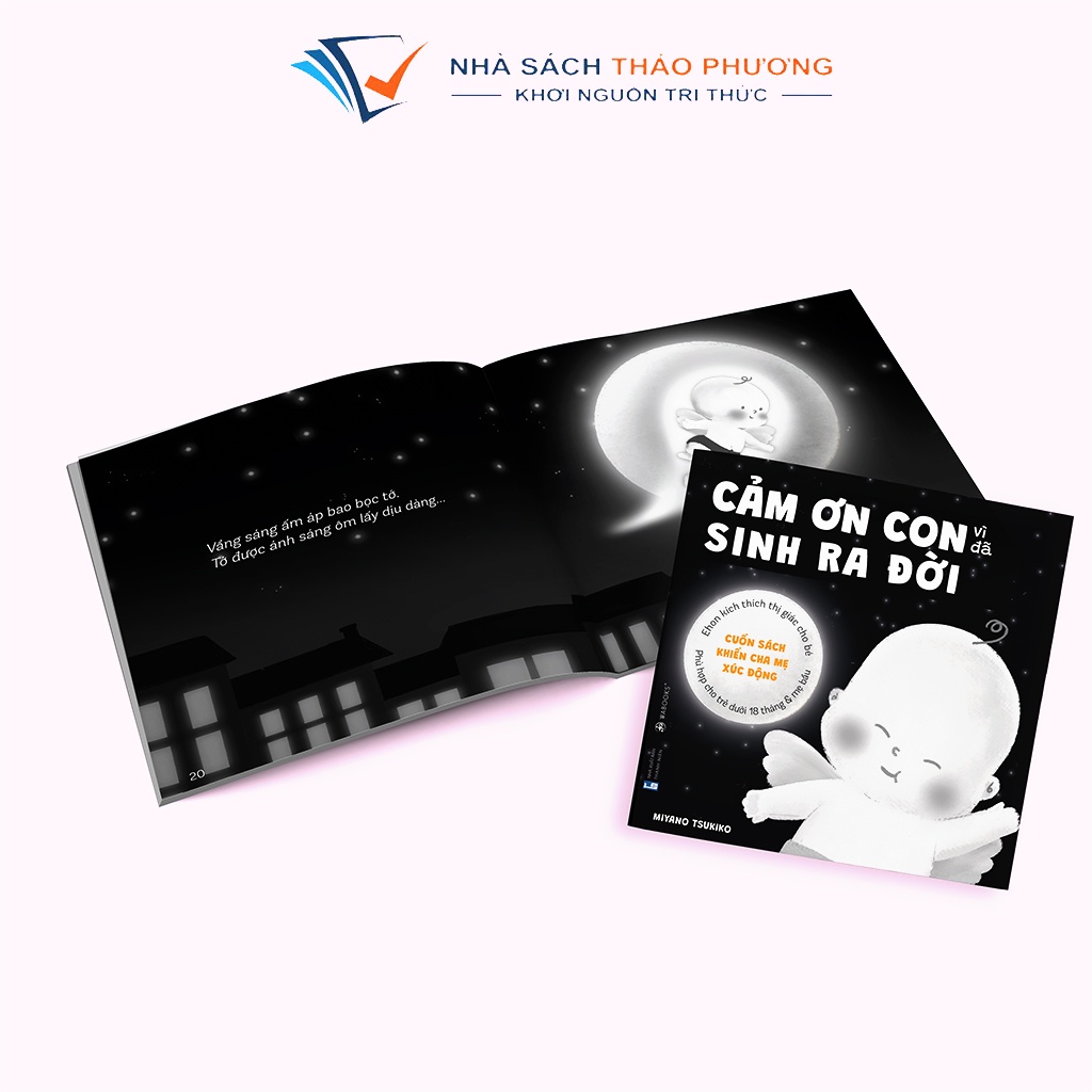 Ảnh Sách Ehon kích thích thị giác cho bé - Cảm Ơn Con - Dành cho trẻ 0-18 tháng tuổi và mẹ bầu 4