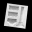 Cc Retro-La Mã Cột Hoa Văn Đường Khuôn Làm Bánh Sô Cô La DIY D