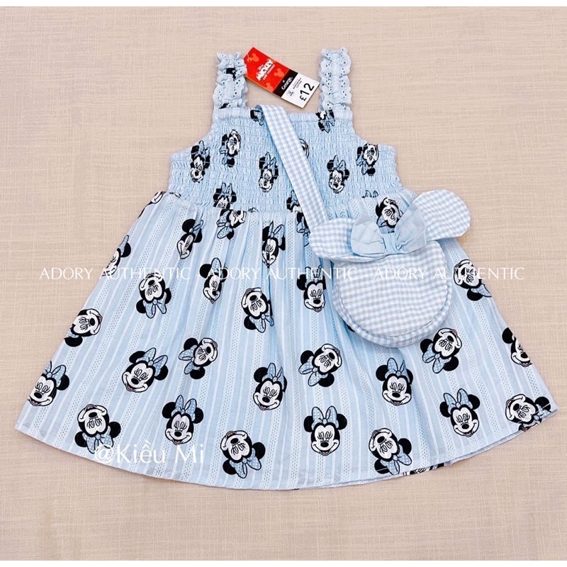 [MATTALAN] Váy kèm túi Mattalan hoạ tiết mickey xinh xắn