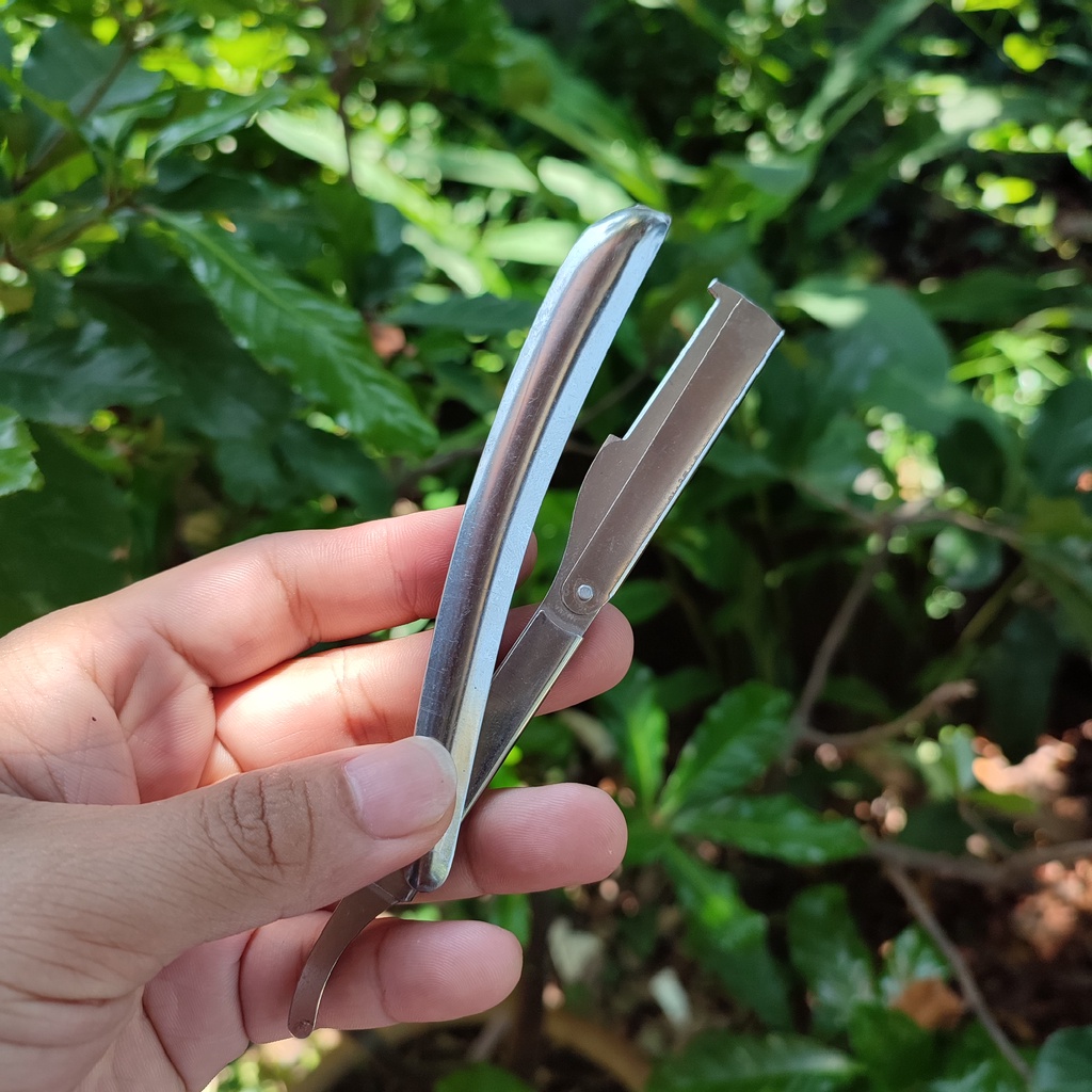 Dao cạo lông mặt- cạo râu cán inox (THANH SƠN) | Shopee Việt Nam