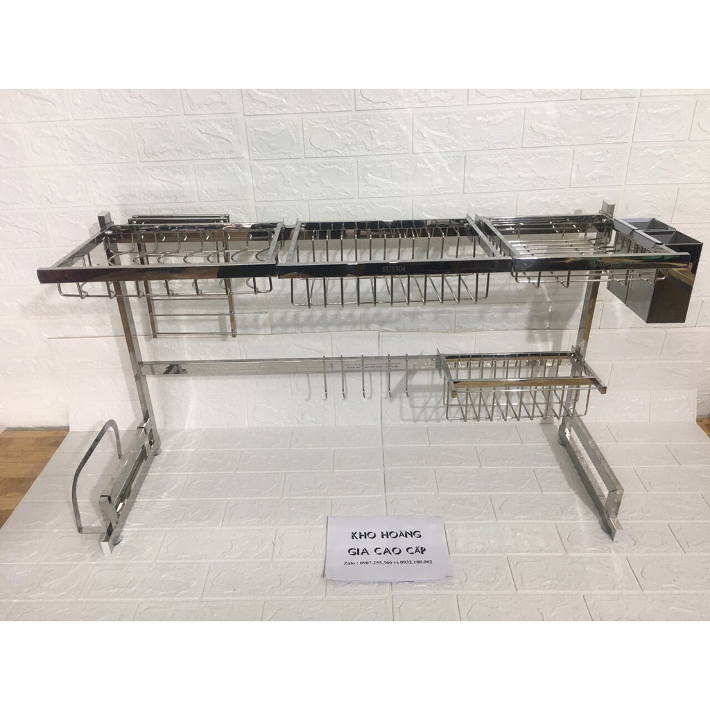 Kệ úp chén bát inox cao cấp inox 304, Kệ chén đa năng gác trên bồn rửa ...