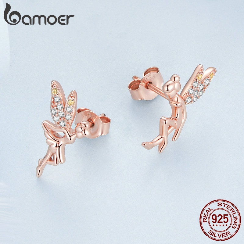 Bamoer Bông Tai Bạc 925 Đính Đá zircon bse046