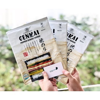 Combo 3 Túi Rong biển Cuộn Cơm Genkai 9 lá/gói  - Rong Biển Cuốn Cơm Làm Kimbap Làm Sushi