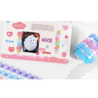 STICKER DÂY VIỀN KHUNG LẤP LÁNH