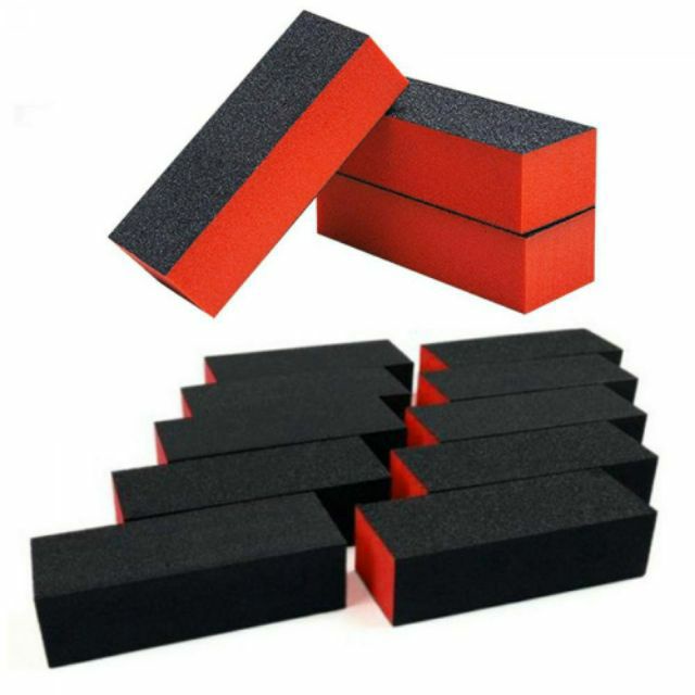 Set 2 cây phào dũa móng 3 mặt nhám phụ kiện làm nail chuyên dụng