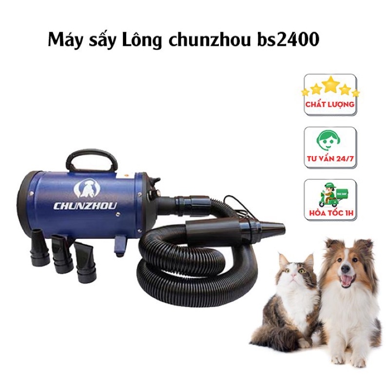 Máy sấy lông chó Chunzhou 2800w siêu mạnh,chuyên dụng cho spa thú