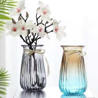 Bình thủy tinh - Bình cắm hoa B002 trang trí 20cm đẹp, sang trọng, tiện dụng