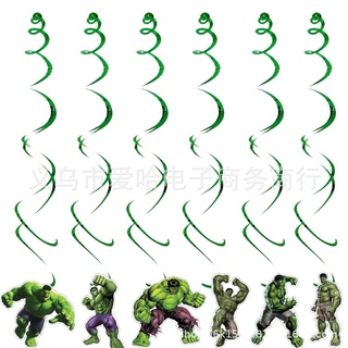 ST2 The Hulk Robert Bruce Banner Trang trí tiệc sinh nhật biểu ngữ bong bóng bánh topper mặt dây chuyền bộ cung cấp TS2