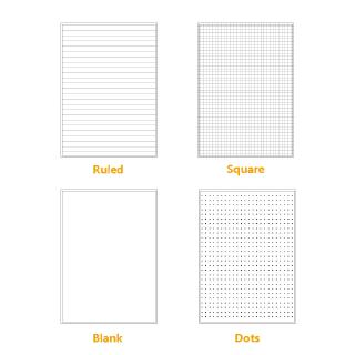 Sổ Tay Bìa Giấy 100 Trang Kích Thước B5 / A5 / A6