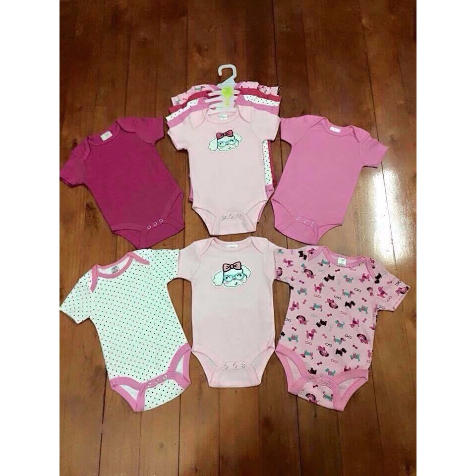 sét body 5 áo liền quần bé trai, bé gái