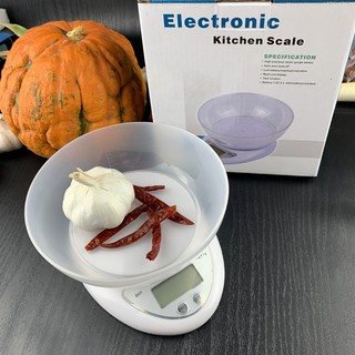 Cân Tiểu Ly Điện Tử Nhà Bếp Mini Định Lượng  5Kg Làm Bánh Độ Chính Xác Cao Tặng Kèm 2 Pin AAA