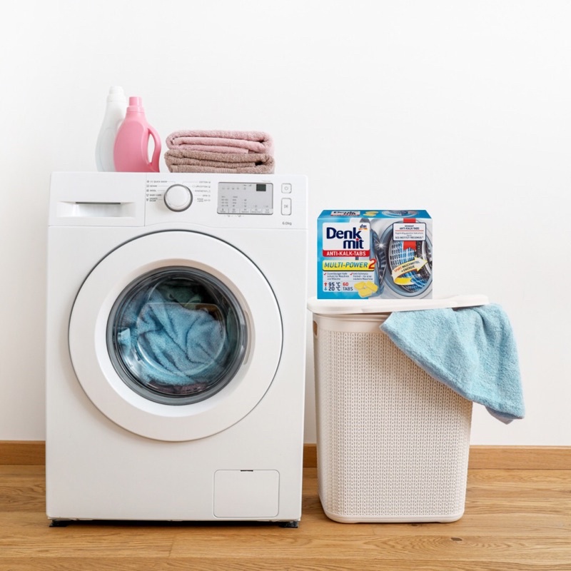 Viên tẩy lồng máy giặt Denkmit ,tẩy cặn canxi, mềm vải, tăng tuổi thọ máy giặt | BigBuy360 - bigbuy360.vn