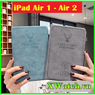 Bao da máy tính iPad, Ốp iPad Air 1 / Air 2 Gen 5/6 mini 1/2/3/4/5  10.2 Air 3 10.5 Air 4 họa tiết hươu nai cao cấp