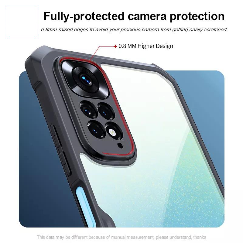 Ốp Điện Thoại acrylic Trong Suốt Chống Sốc Cho xiaomi redmi note 11 pro plus 11 11s 2022 10 pro max 5g 4g 9 9s