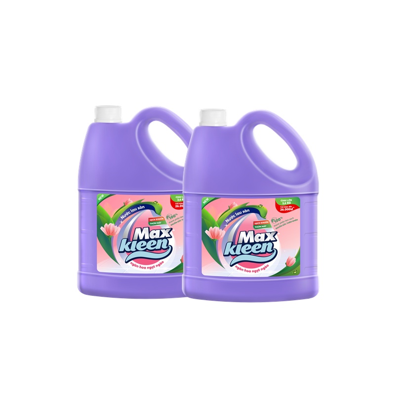 Ảnh Combo 2 Chai Nước Lau Sàn MaxKleen Ngàn hoa ngọt ngào 3.6kg/chai 1