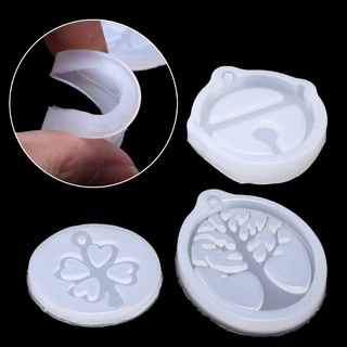 Flgo Khuôn Làm Móc Khóa Nhựa epoxy Hình Chuông / Cây Cối