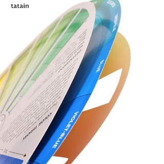 [TAT] Thiết kế thẻ giấy Hướng dẫn biểu đồ mực bánh xe trộn màu tròn CVX